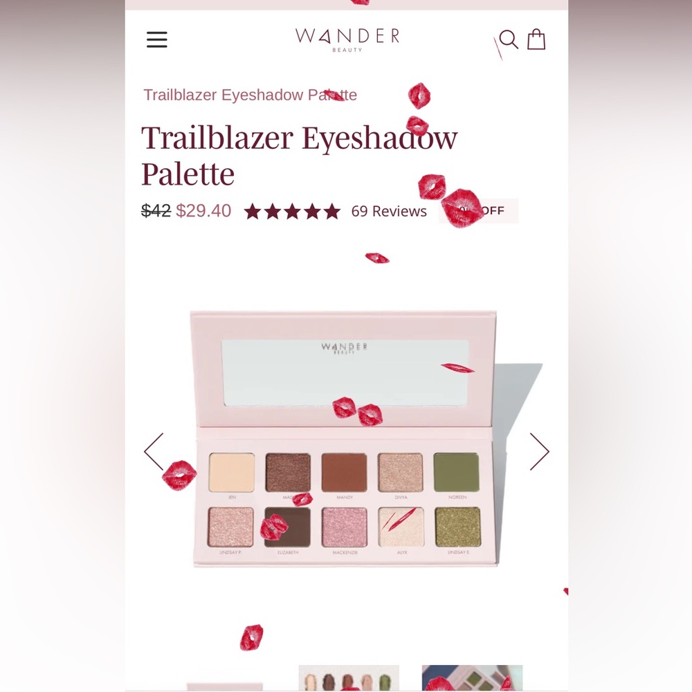 Wander Beauty Trailblazer Pallet